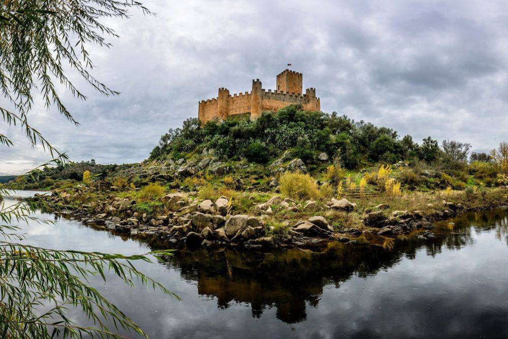 Almourol knights templar castle, Portugal