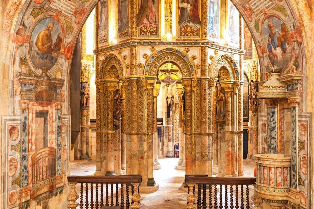 Iglesia Templaria (charola) del Convento de Cristo en Tomar, Portugal