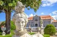 Detalhe do jardim do Palácio Real de Queluz em Lisboa, Portugal